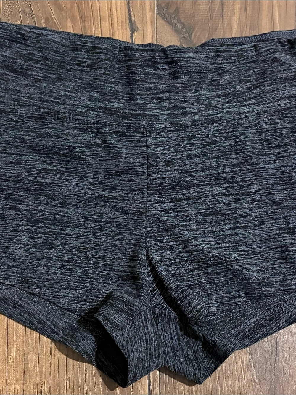 No Boundaries Black Heather Athletic Lounge Shorts